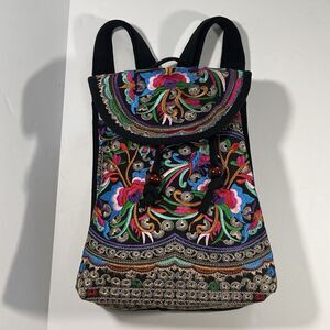 Goodhan Vintage Brand Backpack Small Embroidered‎ Floral